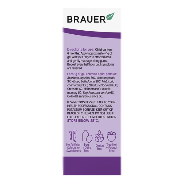 Gel giảm đau răng Brauer Baby & Child Teething Gel 20g