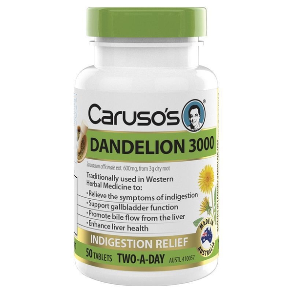 Viên uống hỗ trợ tiêu hóa Caruso's Dandelion 50 viên
