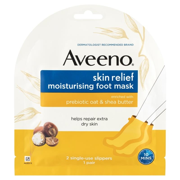 Mặt nạ dưỡng ẩm chân Aveeno Skin Relief Moisturising Fragrance Free Foot Mask 1 Pair