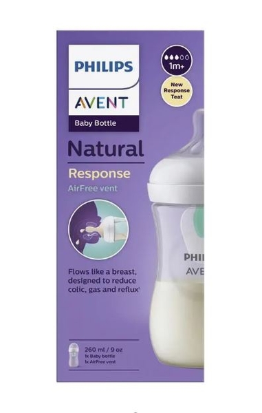 Bình sữa Avent Natural Response Feeding Bottle