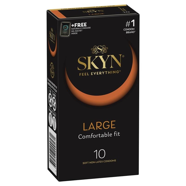 Bao cao su SKYN Large Condom hộp 10 cái