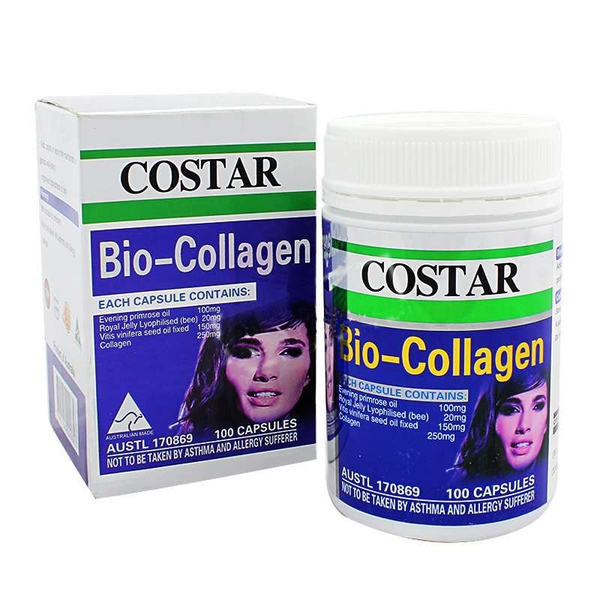 Viên uống đẹp da Bio Collagen Costar của Úc 100 viên