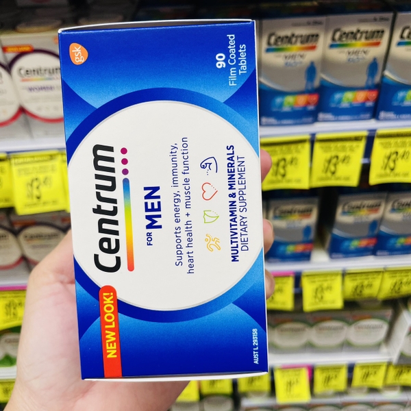Centrum Multivitamin For Men cho nam dưới 50 tuổi
