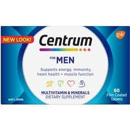 Centrum Multivitamin For Men cho nam dưới 50 tuổi
