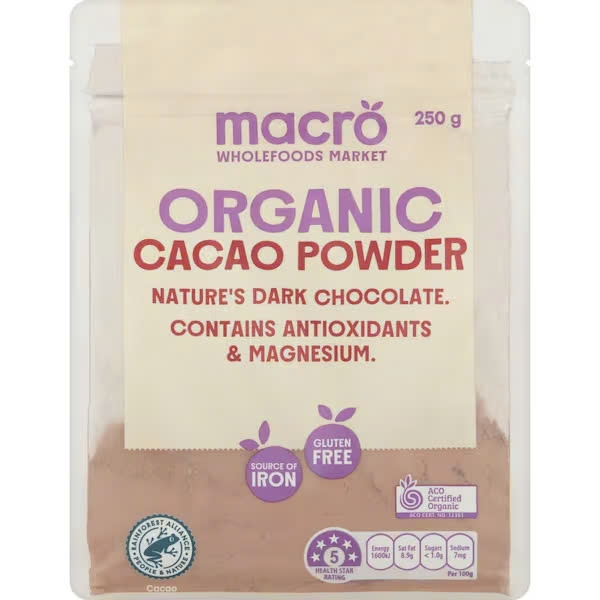 Bột cacao hữu cơ nguyên chất Macro Organic Cacao Powder