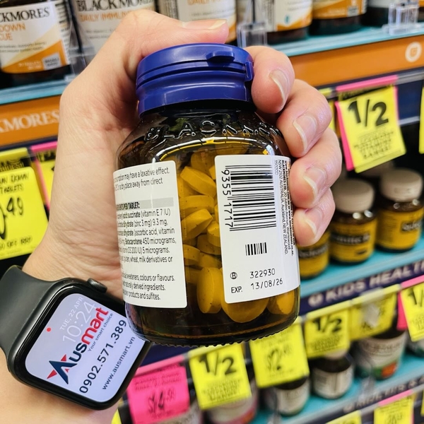 Kẹo tăng đề kháng Blackmores Superkids Immune Chewables 60 viên