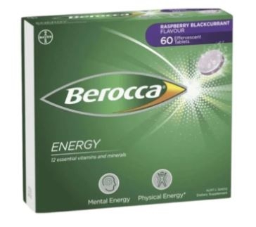 Viên sủi Berocca Performance Raspberry and Blackcurrant 60 viên