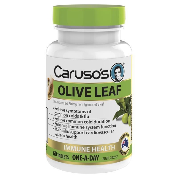 Viên uống lá oliu Caruso's One A Day Olive Leaf 60 viên