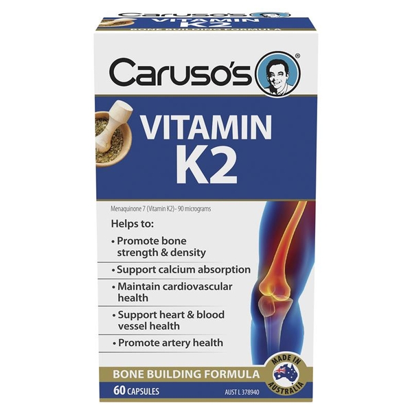 Viên uống bổ sung Vitamin K2 Caruso's Vitamin K2