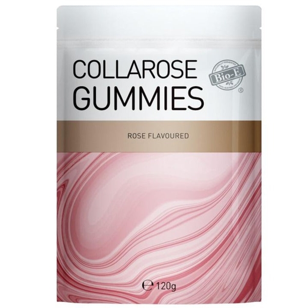 Kẹo dẻo dưỡng da vị hoa hồng Bio E Collarose Gummies Rose Flavoured 120g
