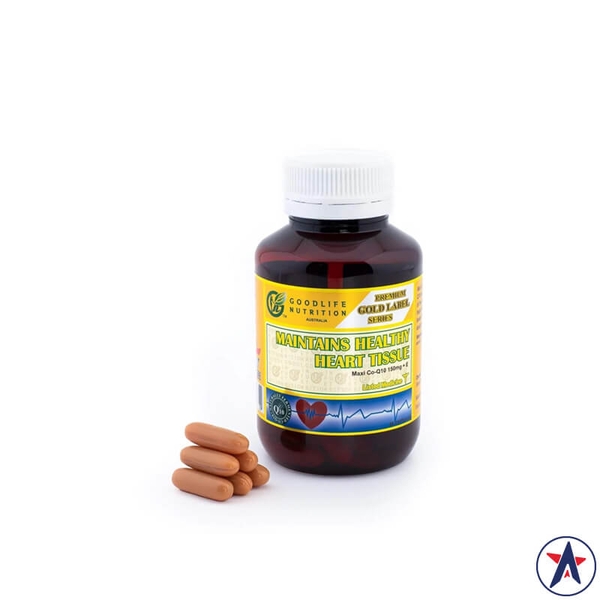 CoQ10 Goodlife Nutrition Maintains Healthy Heart Tissue 60 viên