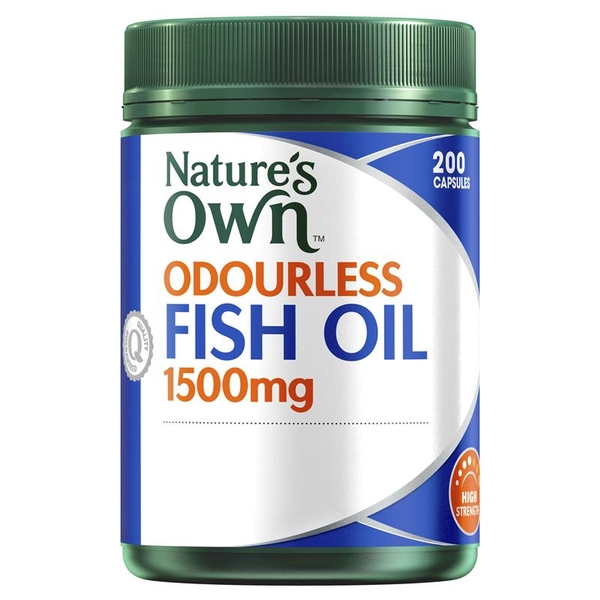 Dầu cá không mùi Nature's Own Odourless Fish Oil 1500mg