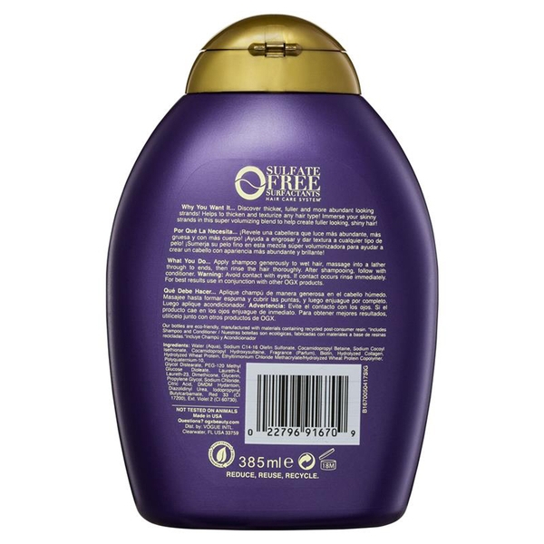 Dầu gội Biotin & Collagen Ogx Shampoo 385ml