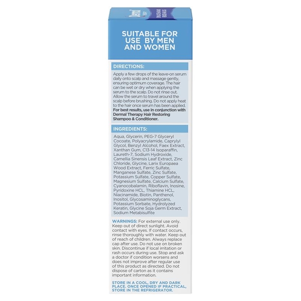 Tinh chất phục hồi tóc hư tổn Dermal Therapy Hair Restoring