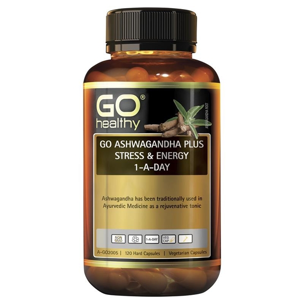 Viên uống Go Healthy Ashwagandha Plus Stress & Energy 1 A Day