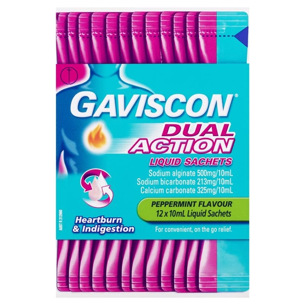 Hỗ trợ trào ngược dạ dày & khó tiêu Gaviscon Dual Action