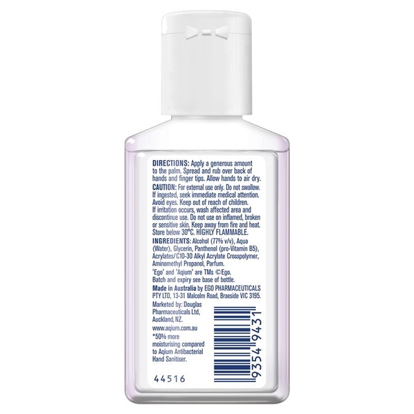 Gel rửa tay dưỡng ẩm diệt khuẩn Aqium Ultra Hydrating