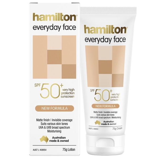 Kem chống nắng Hamilton SPF 50+ Everyday Face Cream 75g