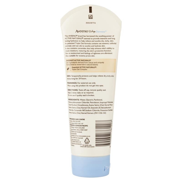 Kem trị chàm sữa Aveeno Baby Dermexa Moisturising Cream 206g