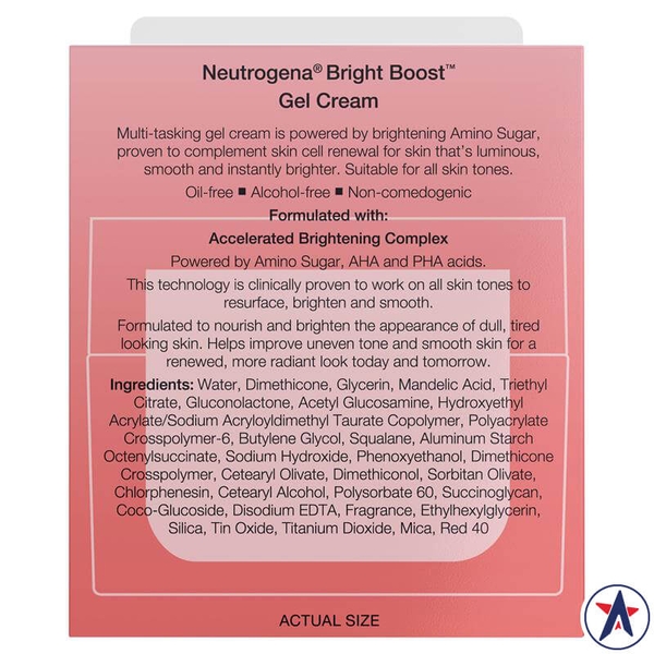 Kem dưỡng trắng da Neutrogena Bright Boost Gel Cream 50g