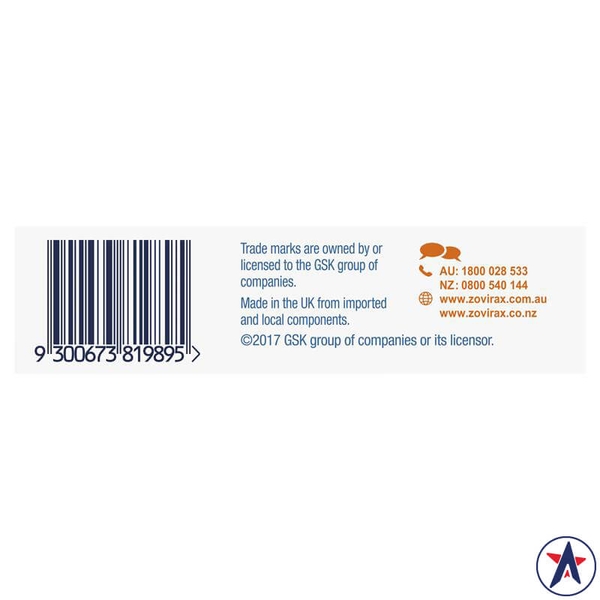 Kem xịt trị vết loét lạnh Cold Sore (Aciclovir 5%) Zovirax Cream 2g