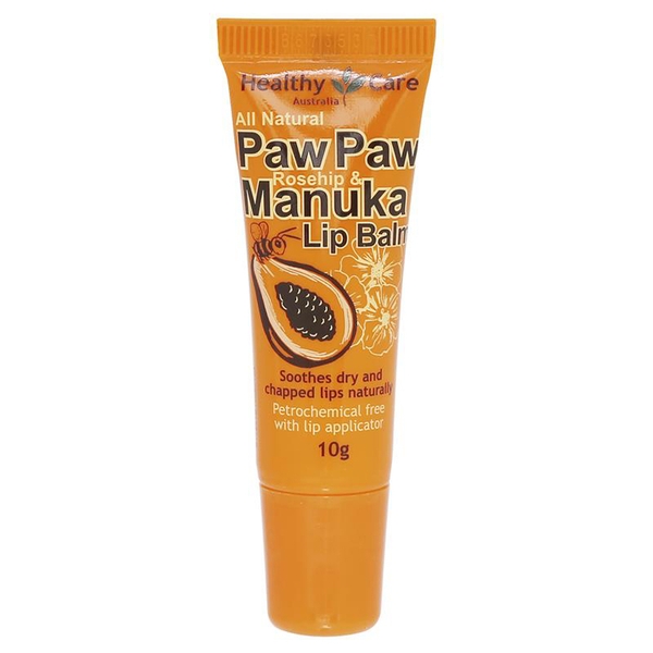 Kem dưỡng môi Healthy Care Paw Paw Rosehip & Manuka Lip Balm 10g