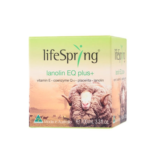 Kem nhau thai cừu Úc LifeSpring Lanolin EQ Plus+ 100ml