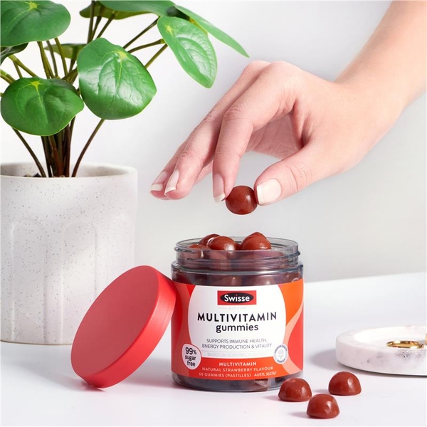 Kẹo dẻo Vitamin tổng hợp Swisse Multivitamin Gummies 60 viên