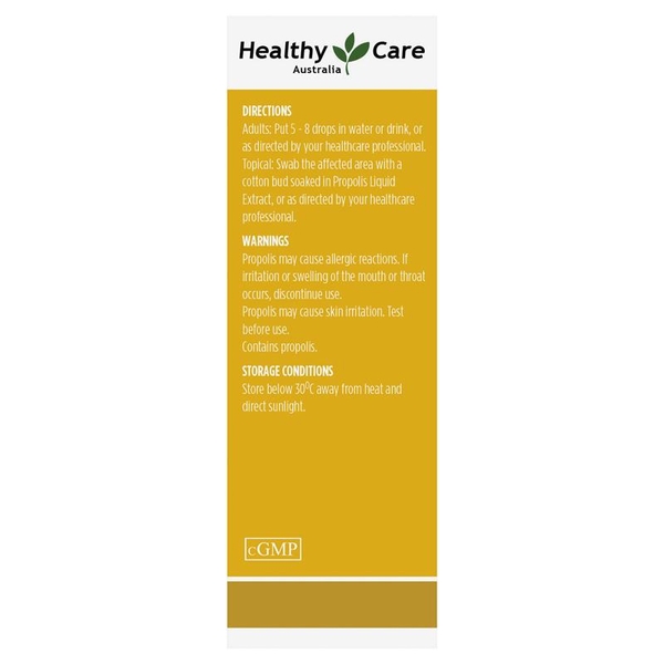 Keo ong của Úc Healthy Care Propolis Liquid Alcohol Free 25ml