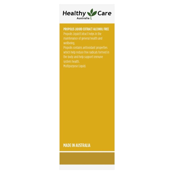 Keo ong của Úc Healthy Care Propolis Liquid Alcohol Free 25ml