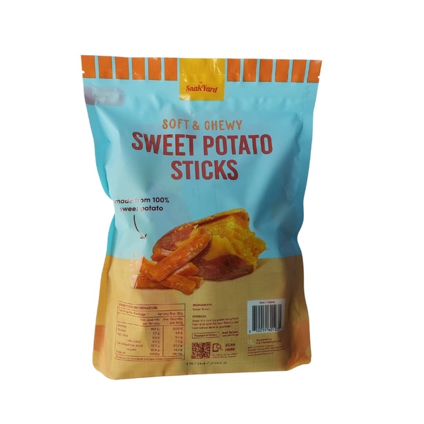 Khoai lang sấy dẻo từ 100% khoai lang Snakyard Sweet Potato Sticks