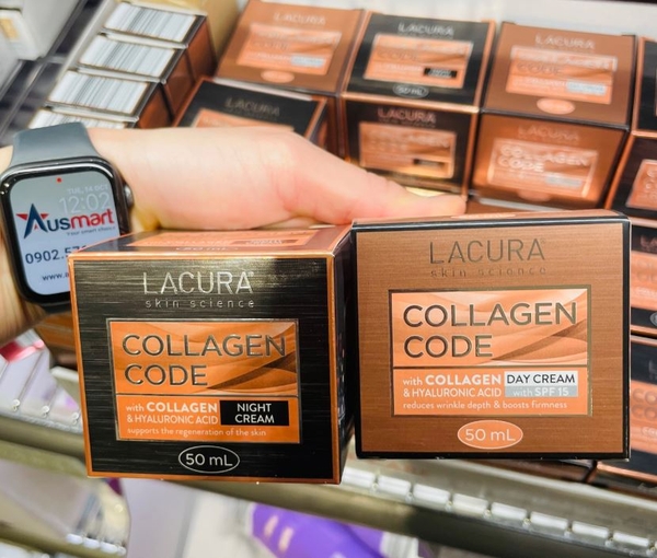 Kem dưỡng da ban ngày Lacura Collagen Code Day Cream