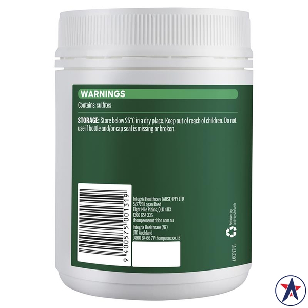 Mầm đậu nành hàm lượng cao Thompson's High Potency Super Lecithin 1200mg 200 viên