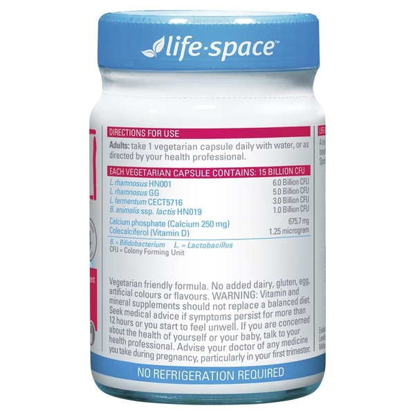 Men vi sinh cho bà bầu và cho con bú Life Space Probiotics Pregnancy Breastfeeding 50 viên