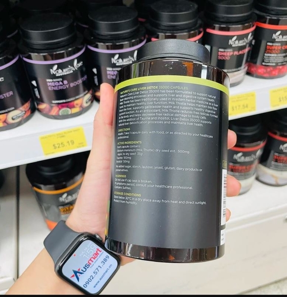 Nature's Care Liver Detox 35000mg giải độc gan