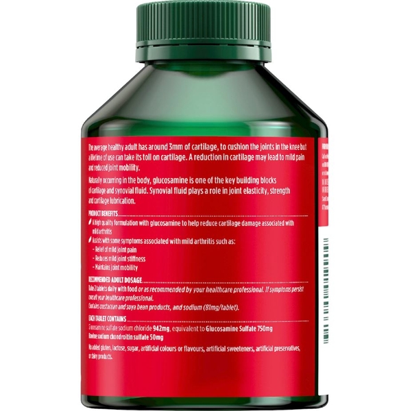 Nature's Own Glucosamine Sulfate & Chondroitin bổ xương khớp