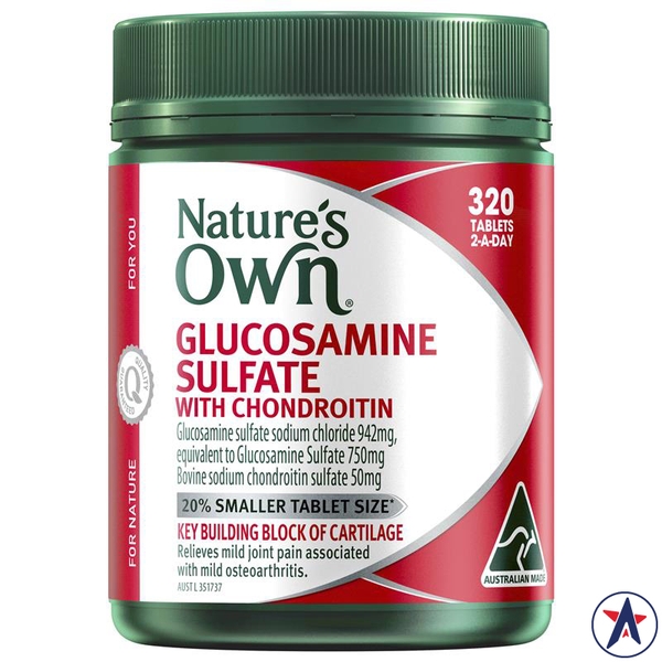 Nature's Own Glucosamine Sulfate & Chondroitin bổ xương khớp