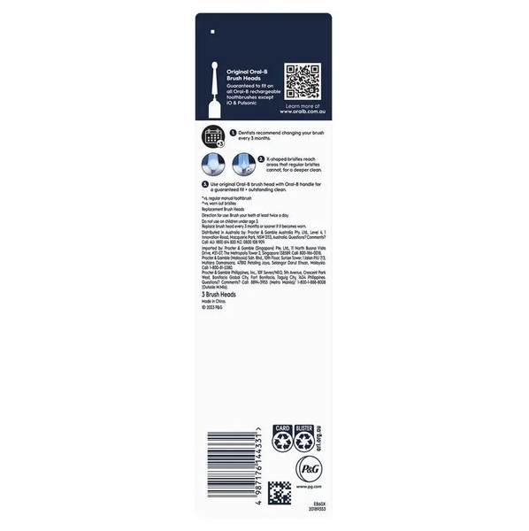 Đầu bàn chải điện Oral B Extra Sensitive Clean của Úc