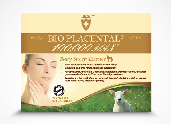 Viên uống nhau thai cừu Wealthy Health Bio Placental 100000 Max Baby Sheep Essence 100 viên
