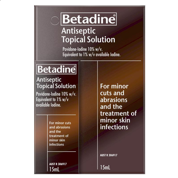 Dung dịch sát khuẩn dùng ngoài da Betadine Antiseptic Topical Solution