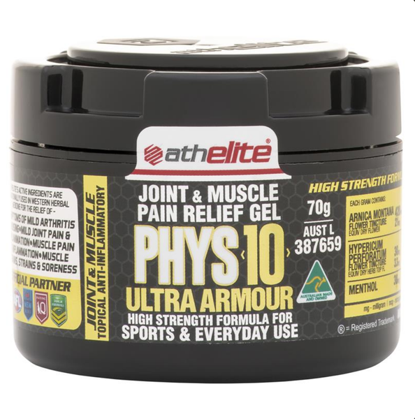 Gel xoa bóp giảm đau cơ khớp Athelite Joint and Muscle Pain Relief Phys 10 Ultra Armour