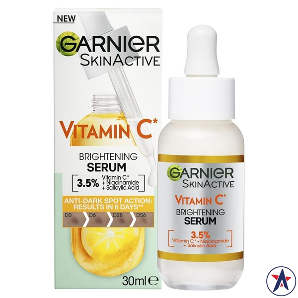 Serum dưỡng sáng da Garnier Skin Active Vitamin C Brightening Serum 30ml