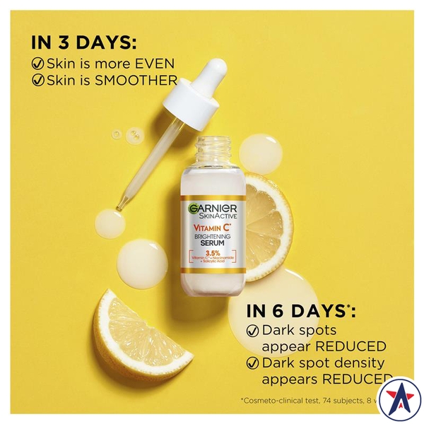 Serum dưỡng sáng da Garnier Skin Active Vitamin C Brightening Serum 30ml