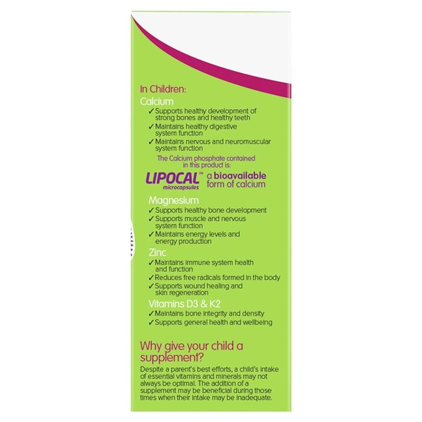 Siro Brauer Baby Kids Liquid Calcium with Magnesium & Zinc 200ml