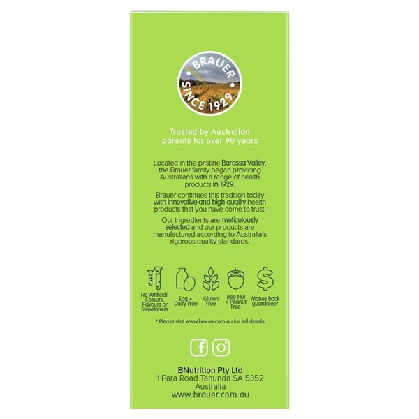 Siro Brauer Baby Kids Liquid Calcium with Magnesium & Zinc 200ml