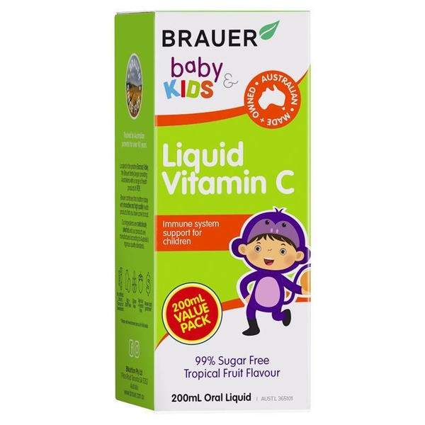 Siro cho bé Brauer Baby Kids Liquid Vitamin C
