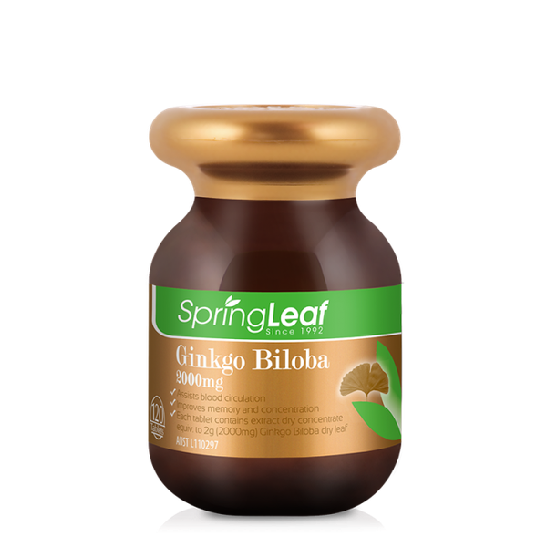 Viên uống bổ não Springleaf Ginkgo Biloba 2000mg 120 viên