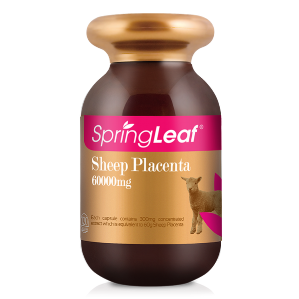 Viên uống nhau thai cừu Springleaf Sheep Placenta 60000mg 120 viên