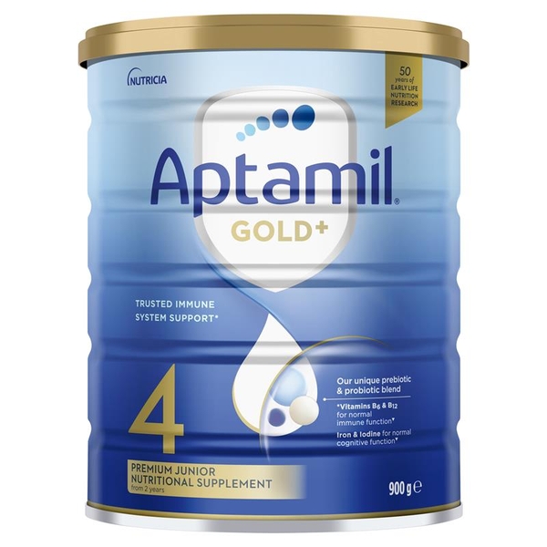 Sữa Aptamil Gold+ Úc số 4 Junior 900g dành cho trẻ trên 2 tuổi