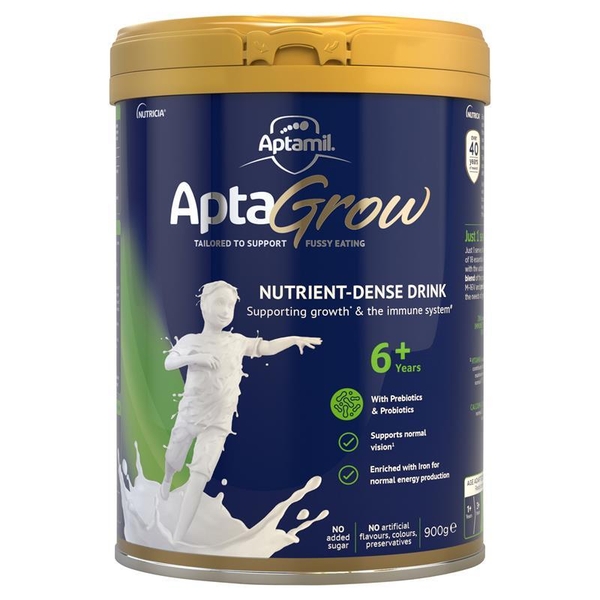 Sữa Aptamil AptaGrow 6+ của Úc 900g cho bé trên 6 tuổi